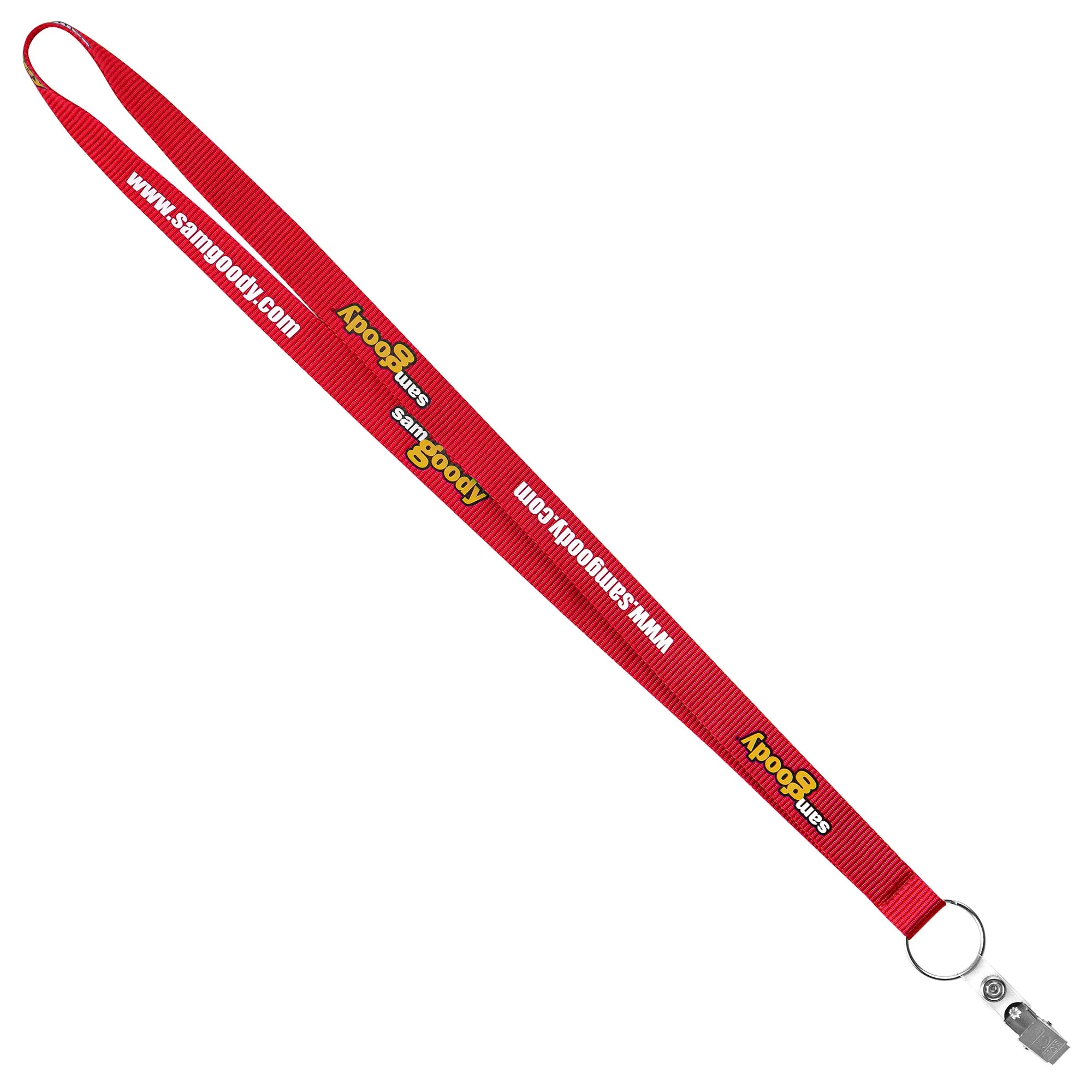 3/4" Recycled Screen Printed Lanyard (QuickShip) 18-24 Days view 6