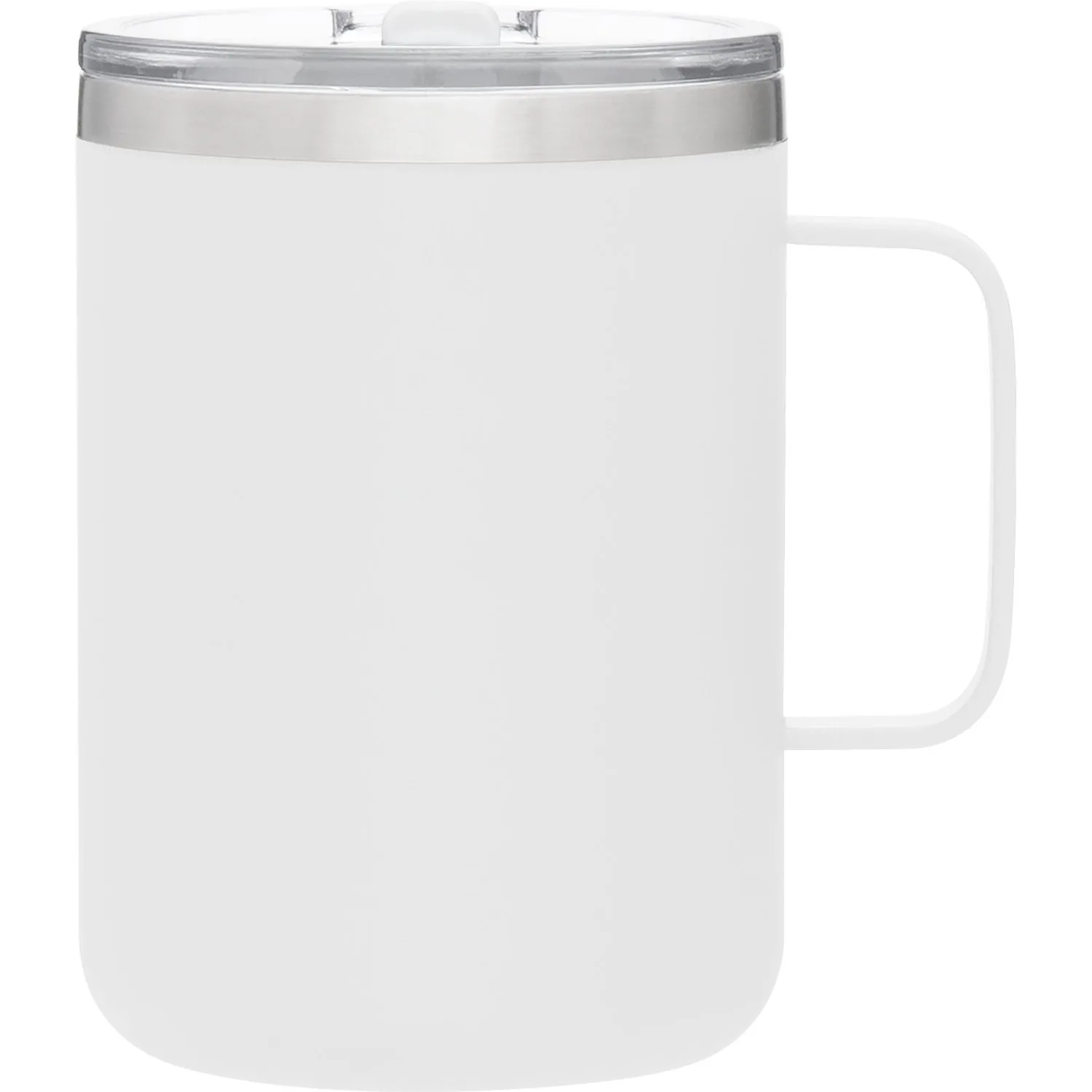 16.9 oz Camper Travel Mug (Matte White) view 2