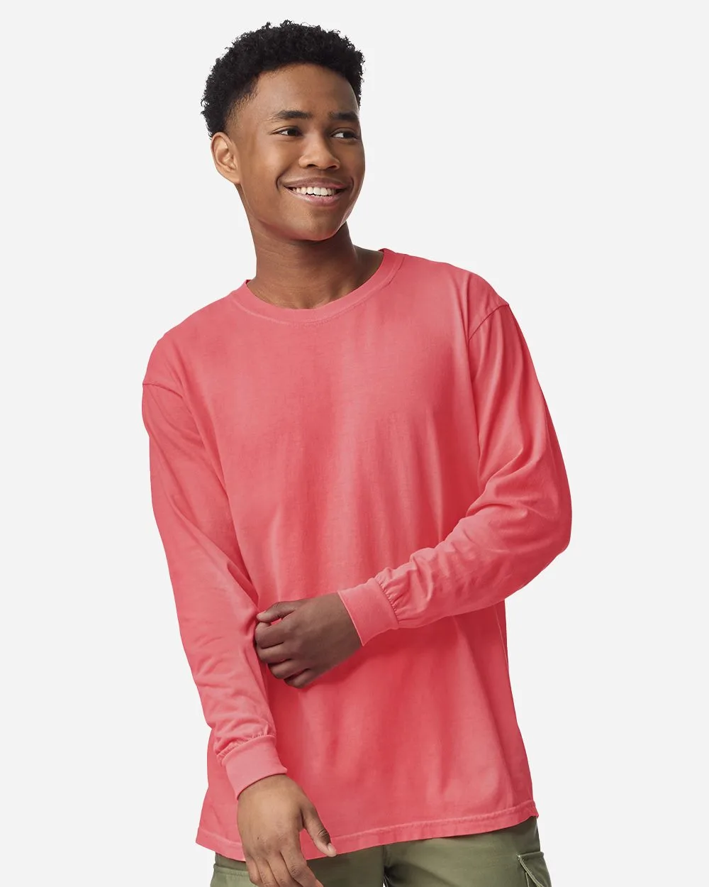 Comfort Colors® Garment-Dyed Heavyweight Long Sleeve T-Shirt view 2