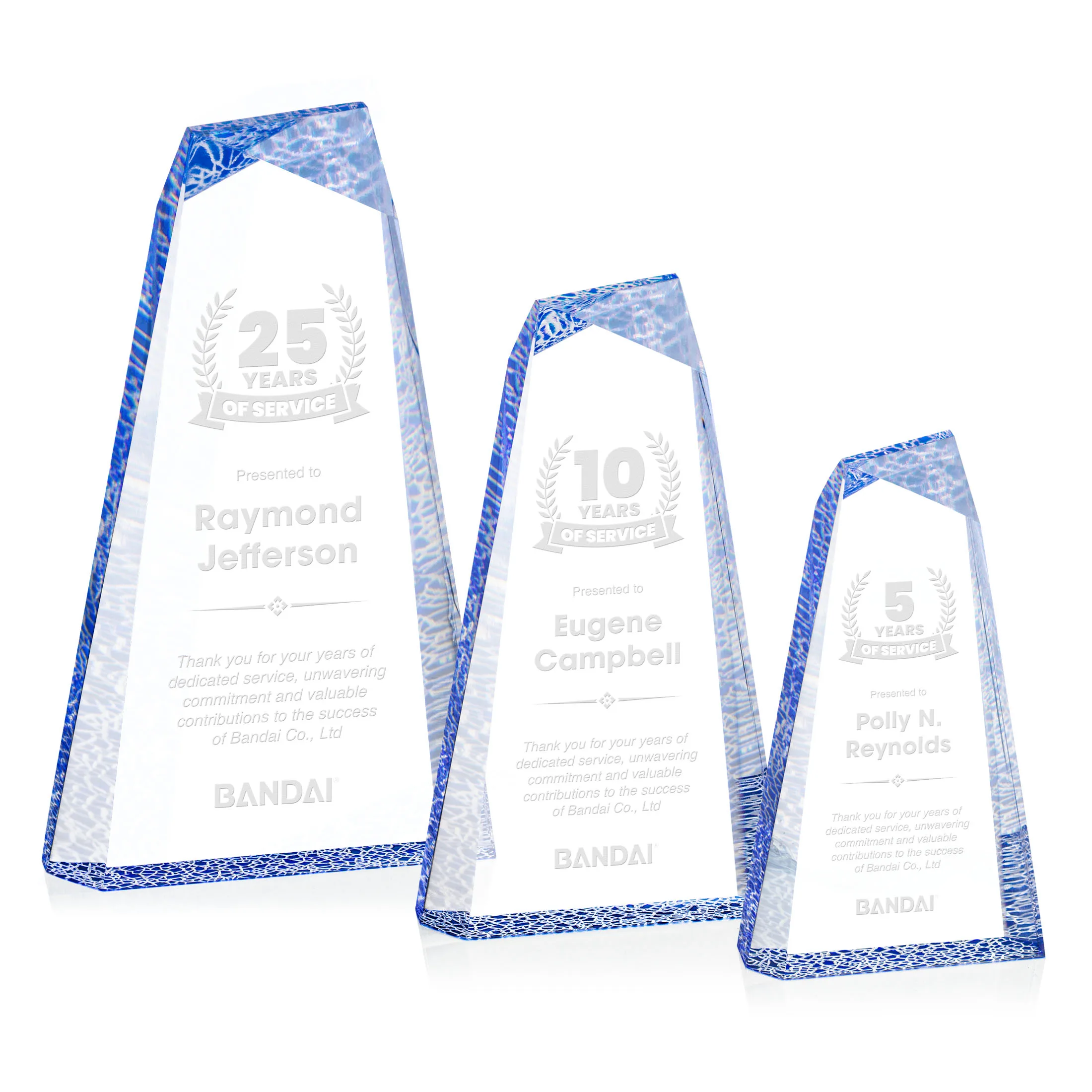 Laser Engraving, Blue