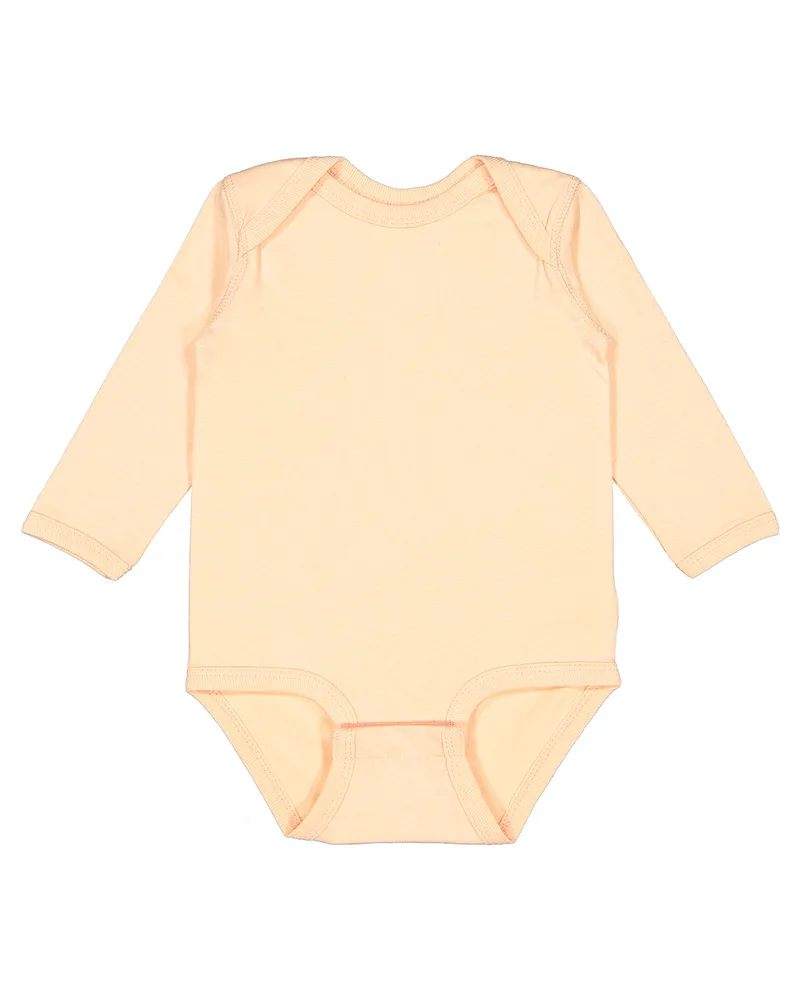 Rabbit Skins Infant Long Sleeve Jersey Bodysuit view 7