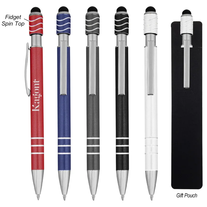 Spin Top Pen With Stylus view 2