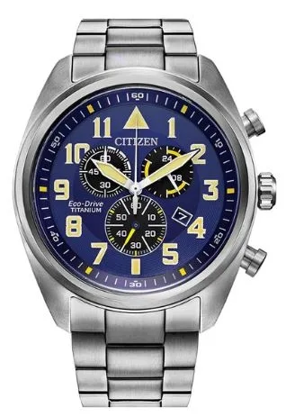 Citizen® Men's Garrison Eco-Drive® Watch w/Two-Tone Super Titanium™ Bracelet