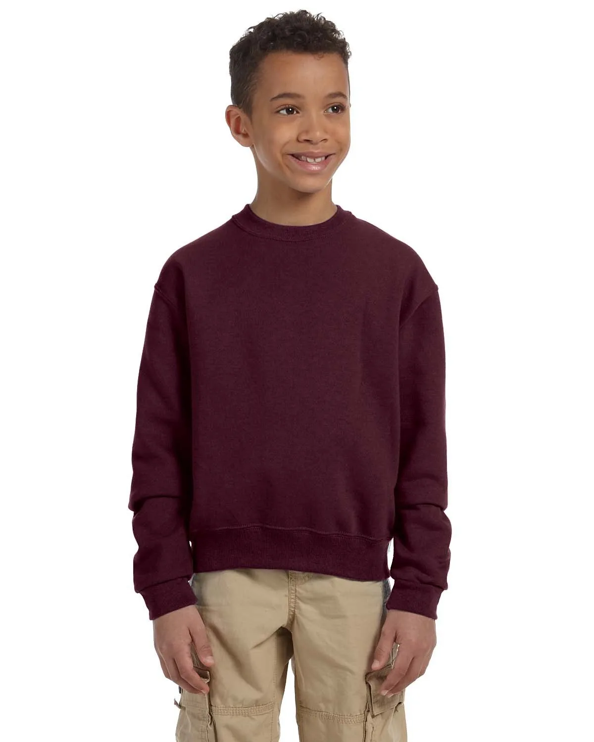 Jerzees Youth NuBlend® Fleece Crew view 7