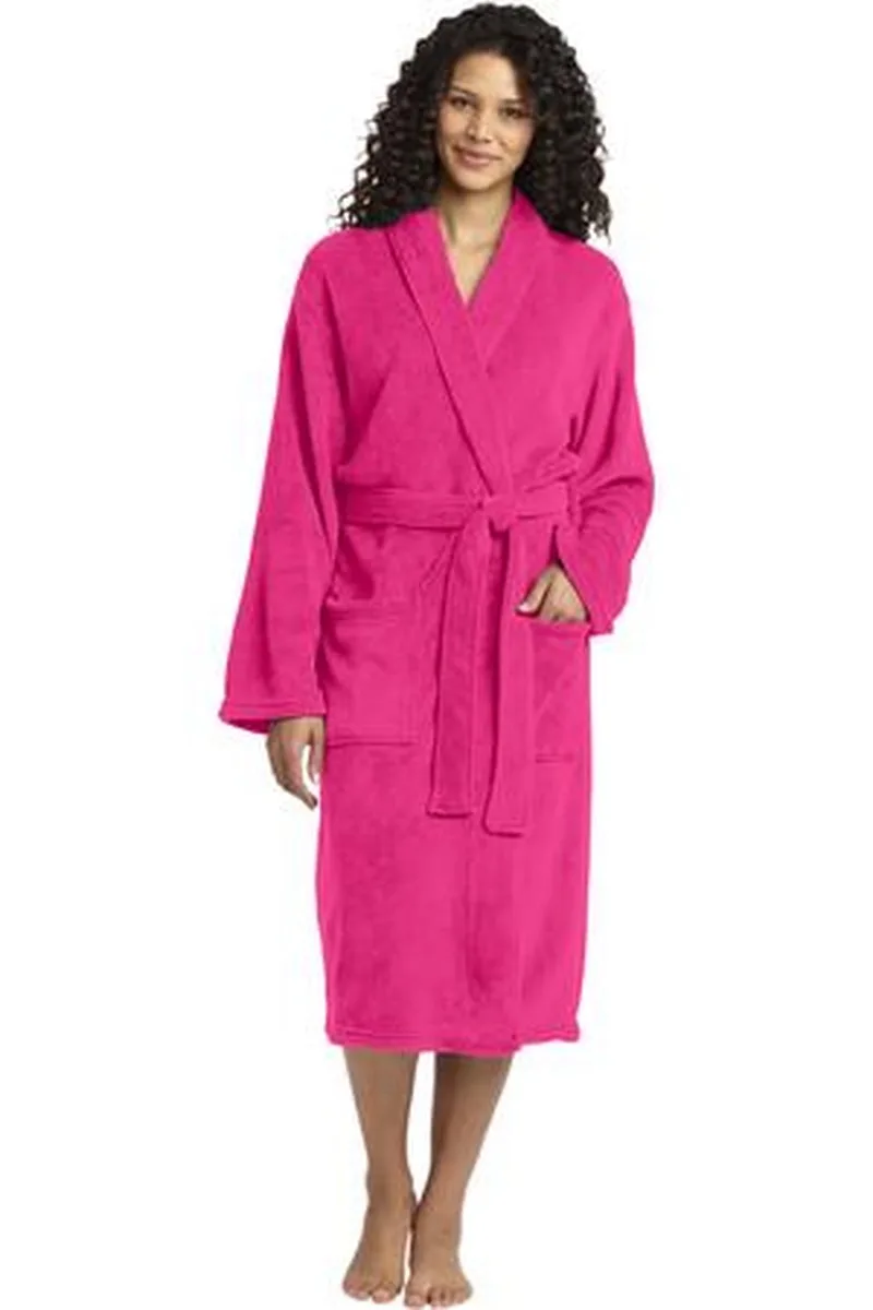 Port Authority® Plush Microfleece Shawl Collar Robe.