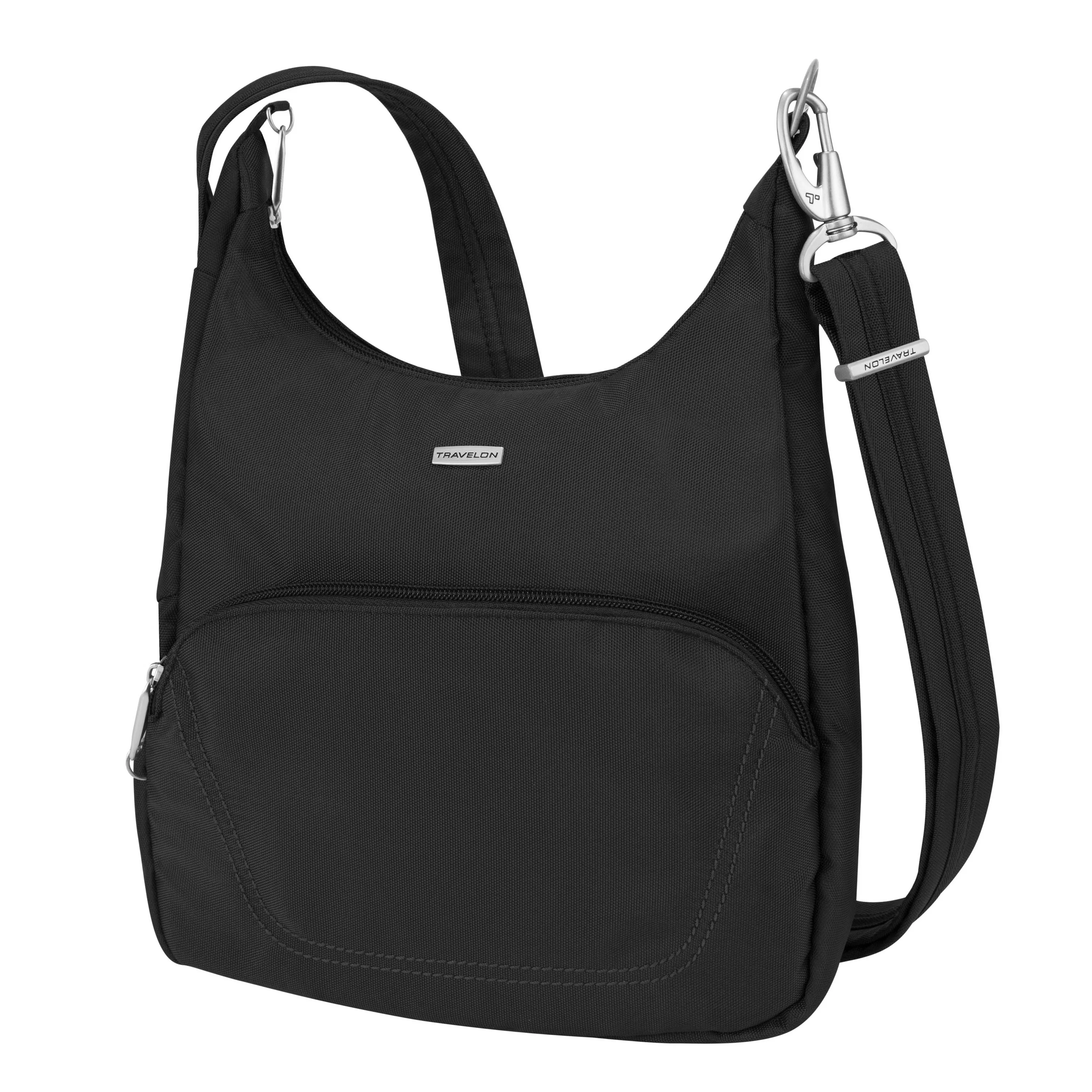 Travelon Anti-Theft Classic Black Essential Messenger Bag