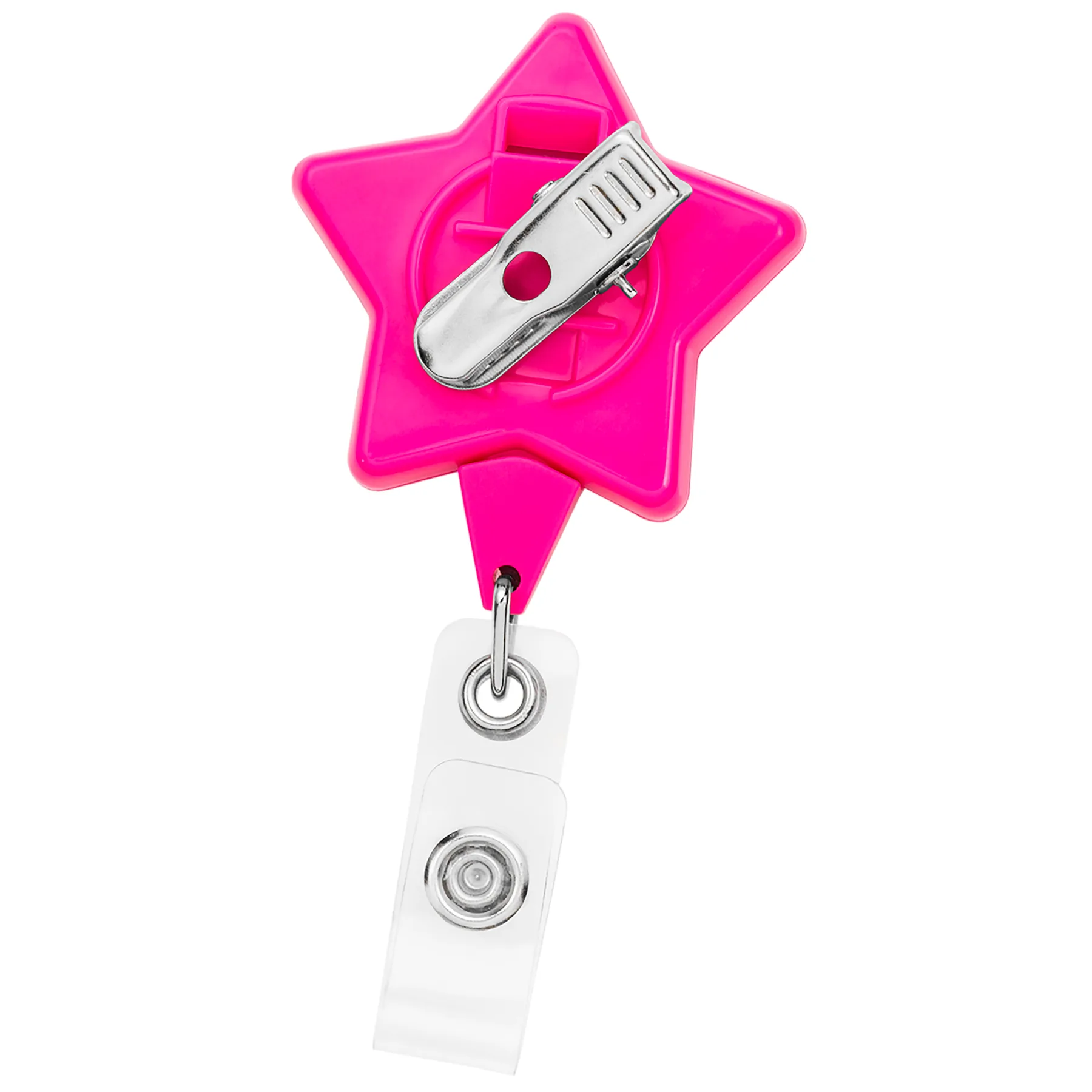 Star Retractable Badge Reel view 3