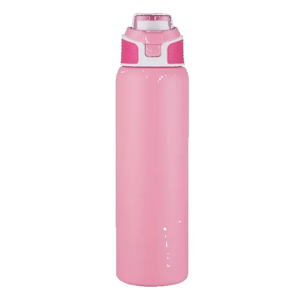 Rockford 28 oz Vacuum Bottle with Push up Lid & Handle view 2