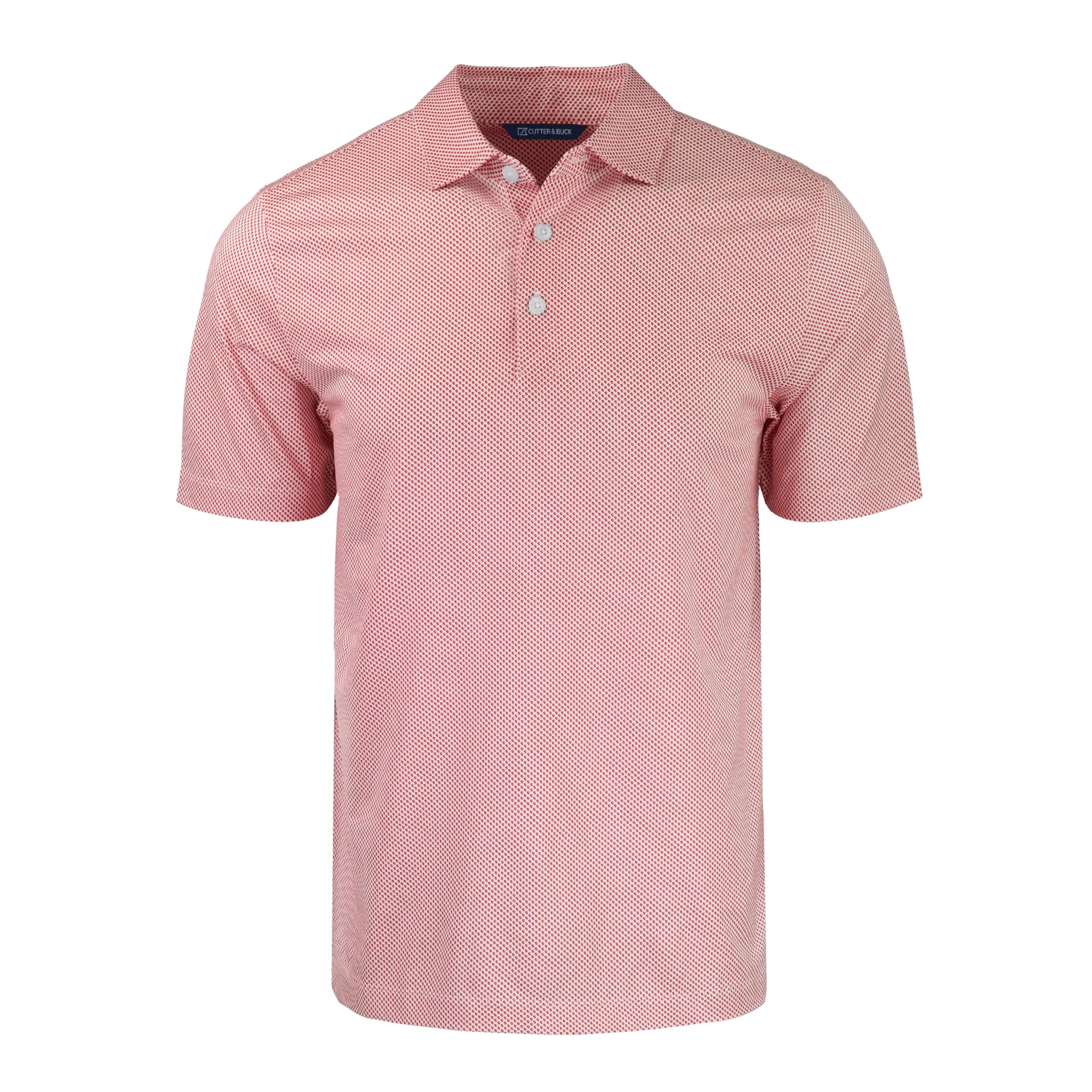 Cutter & Buck Pike Eco Symmetry Print Stretch Recycled Mens Polo view 7