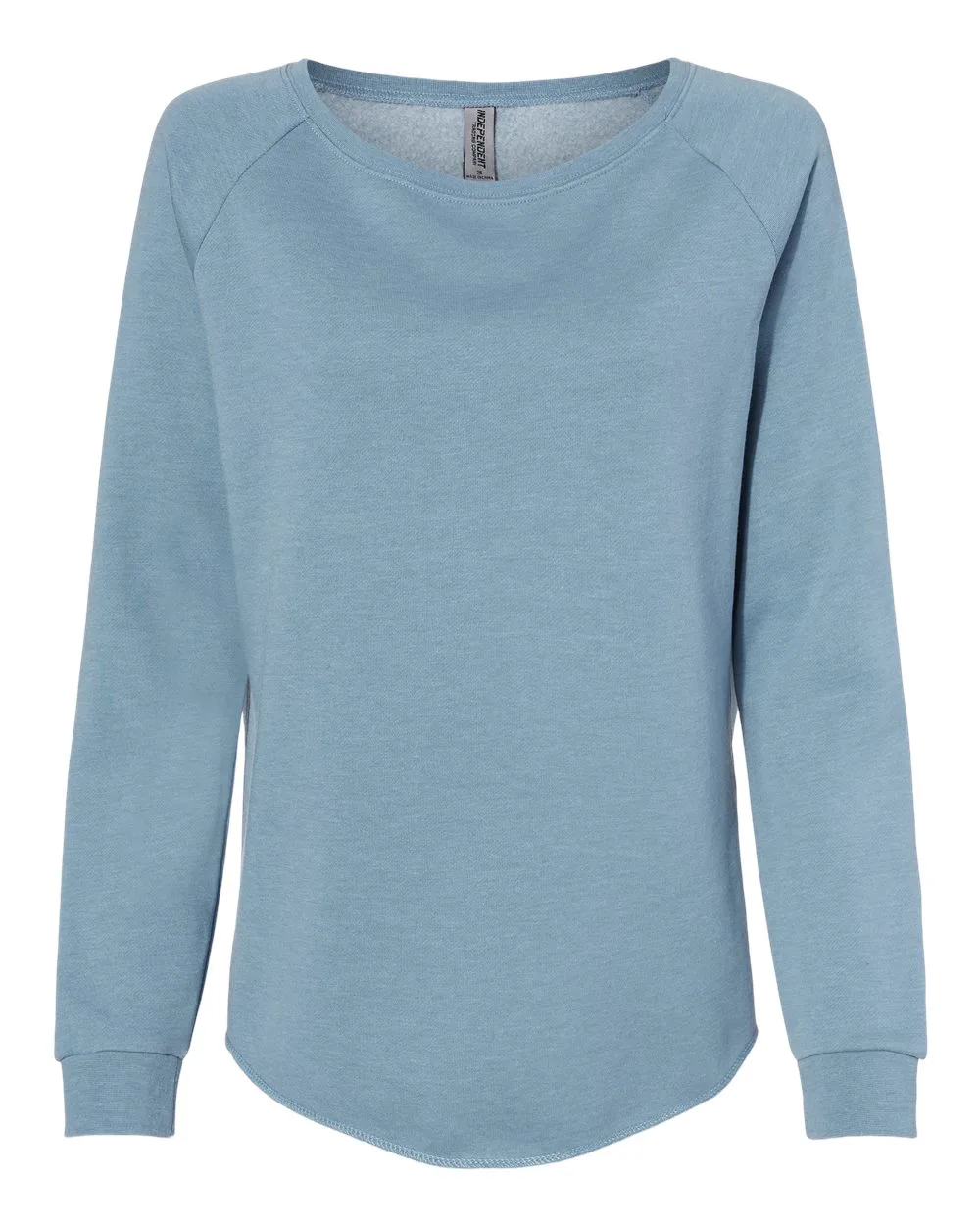 Independent Trading Co.® Women's California Wave Wash Crewneck Sweatshirt view 6