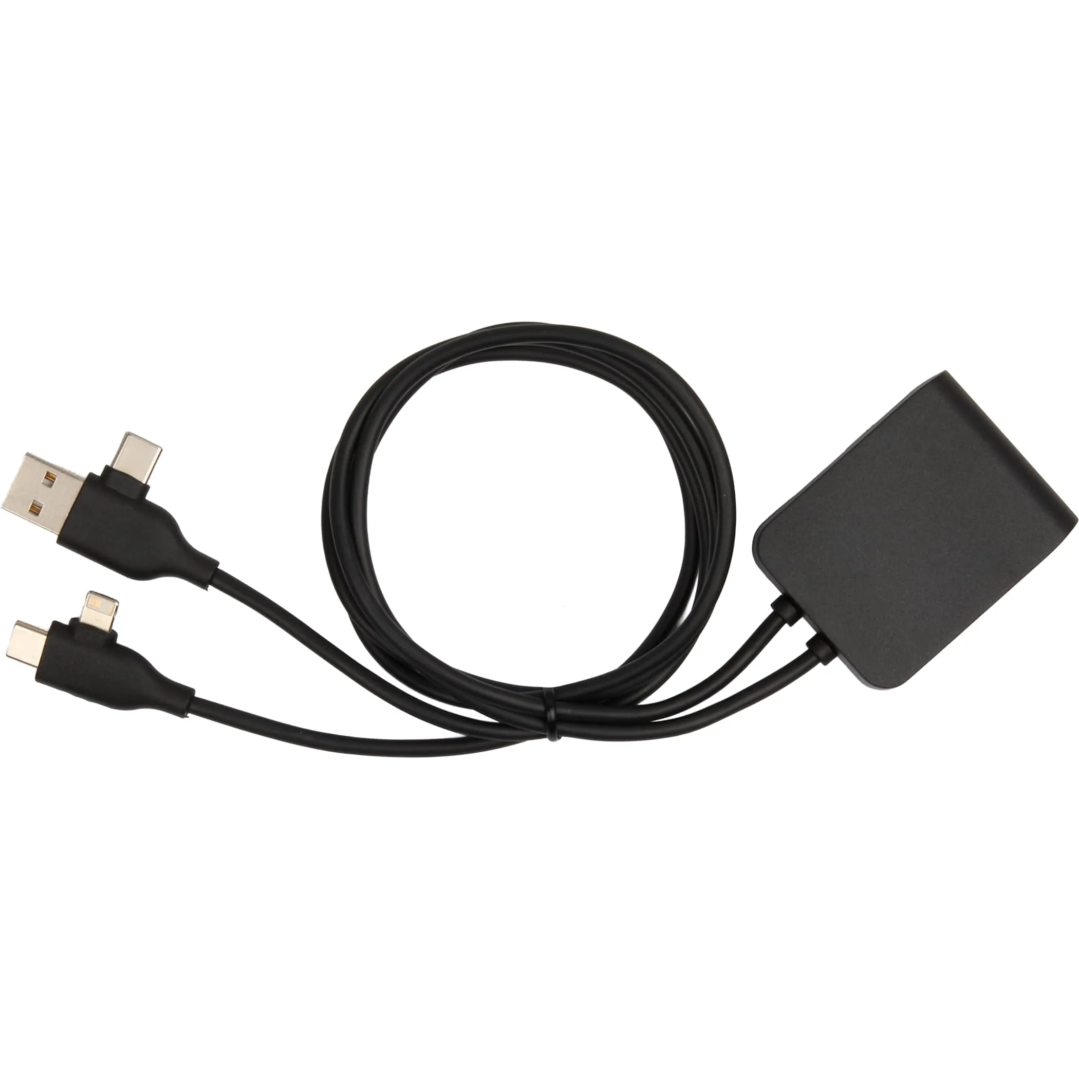 5-IN-1 Charging Cable with USB-A/C Hub view 2