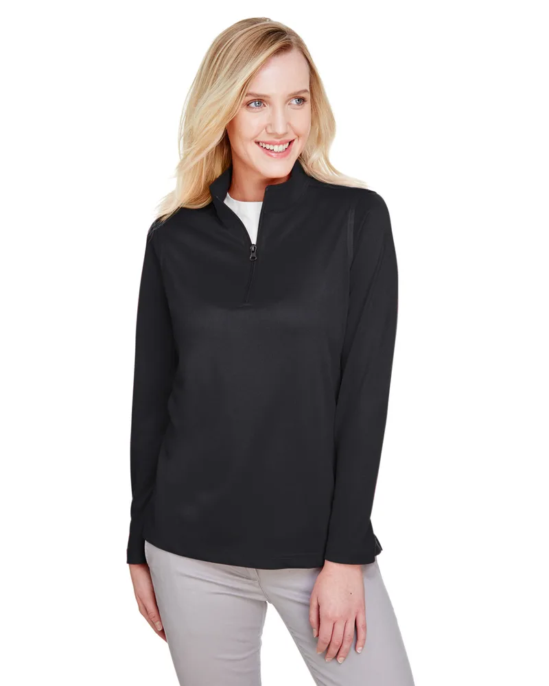Harriton Women's Advantage Snag Protection Plus Quarter-Zip Pullover Jacket
