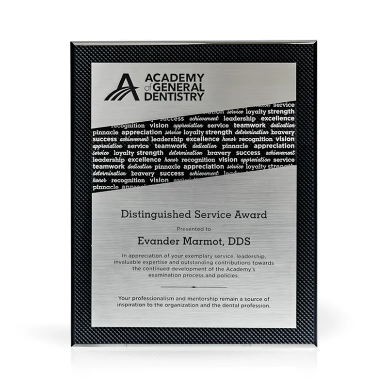 Graphite Words of Appreciation Plaque, 10.5" x 13"