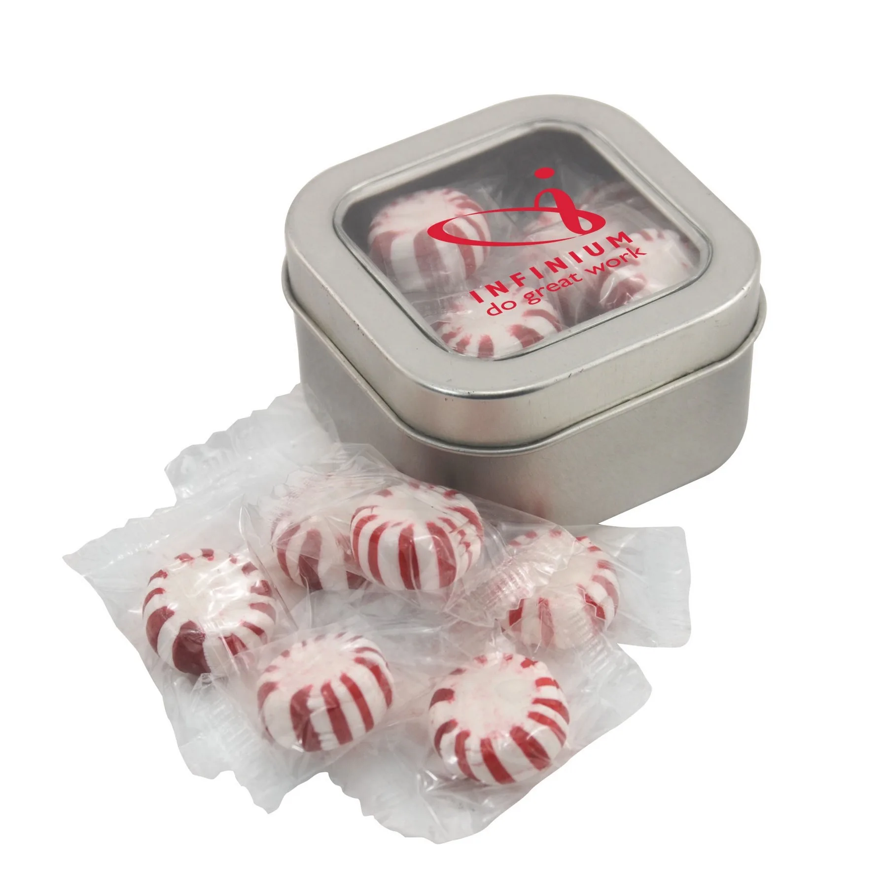 Window Tin w/Starlight Peppermints