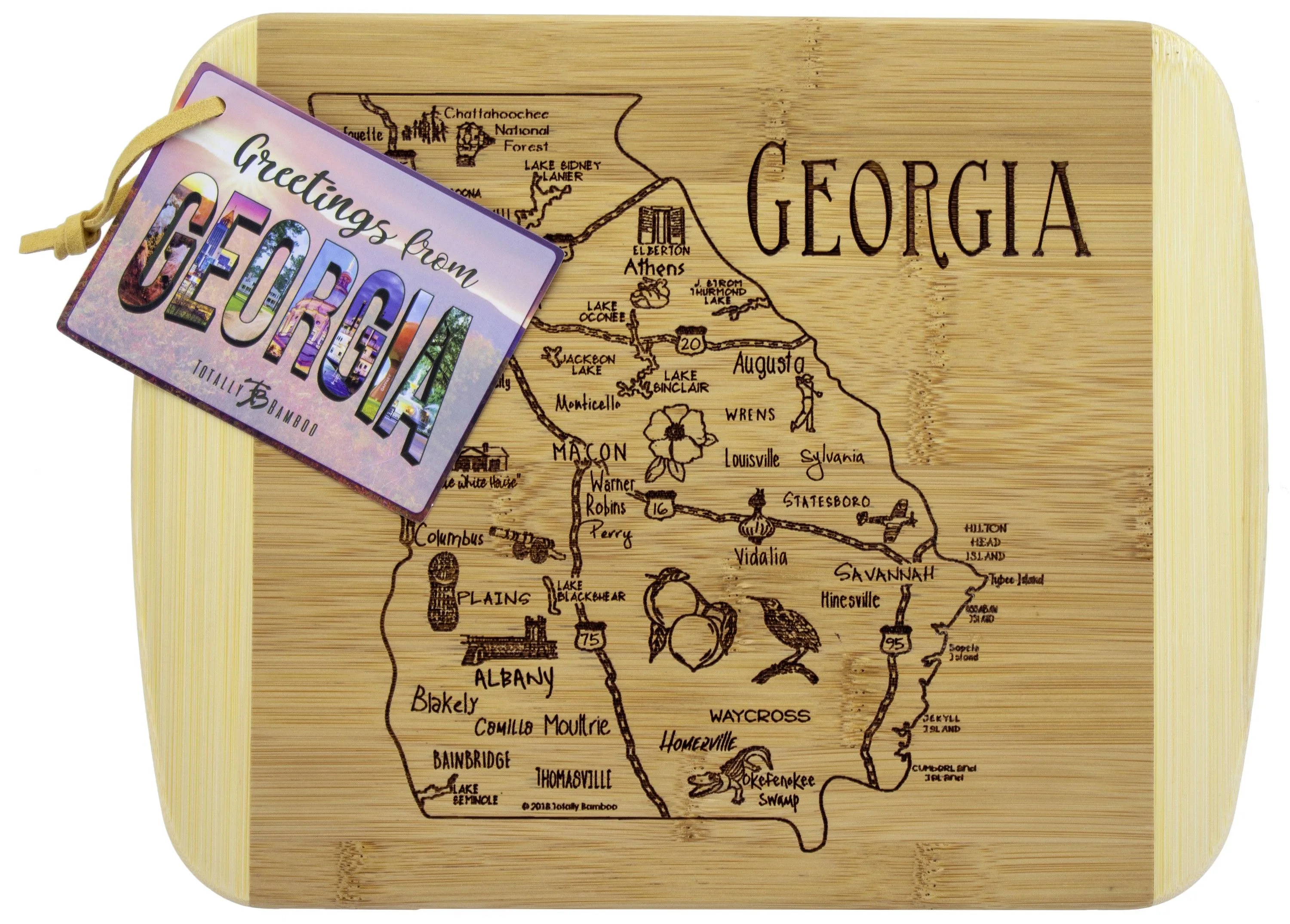 A Slice of Life Georgia Serving & Cutting Board view 2