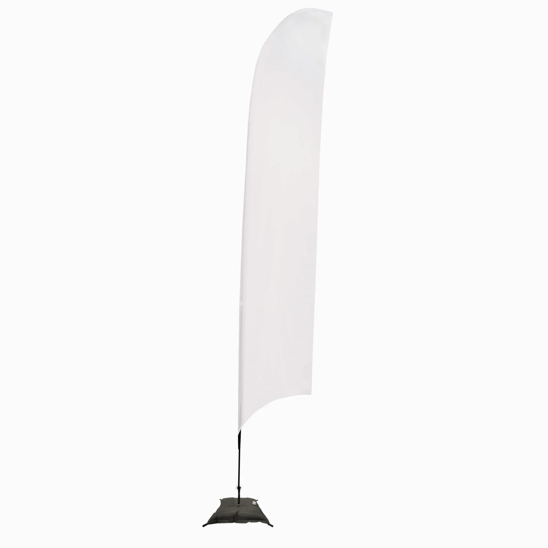 17' Streamline Razor Sail Sign Flag, 1-Sided, Scissor Base view 2