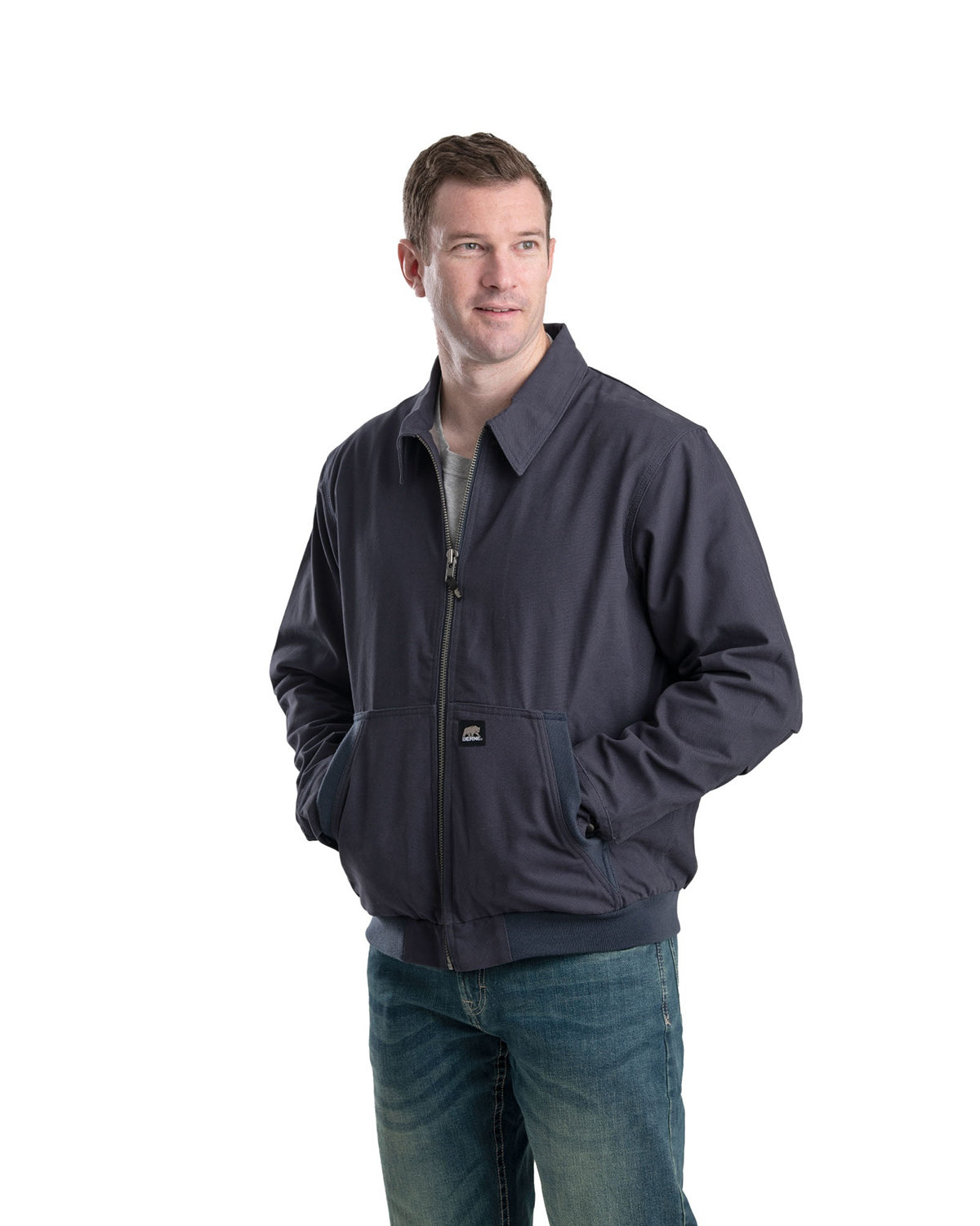 Berne Apparel Men's Heritage Twill-Lined Work Jacket