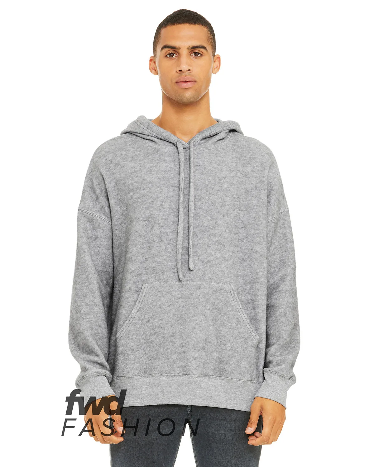 BELLA+CANVAS FWD Fashion Unisex Sueded Fleece Pullover Sweatshirt