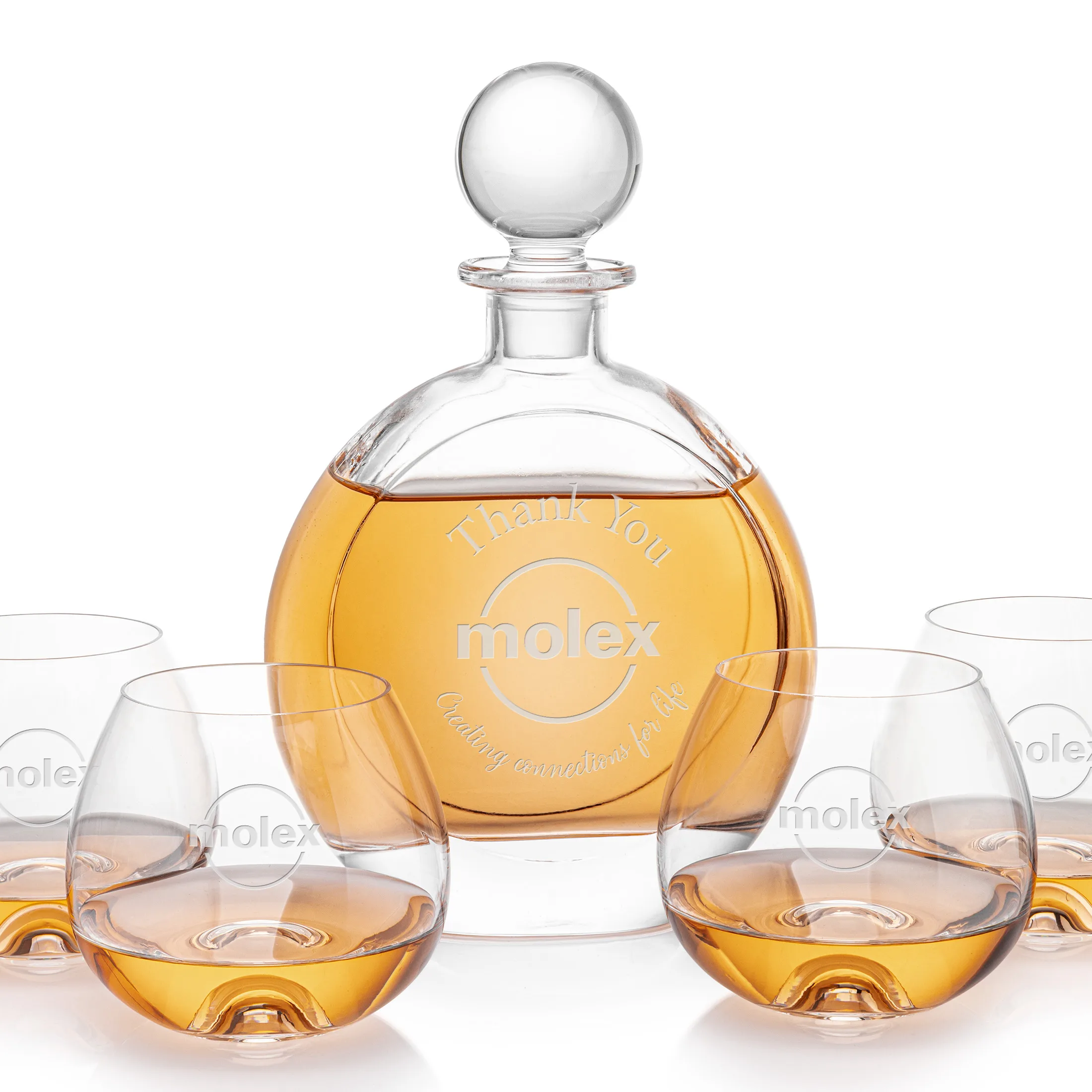 Decanter OTR Set, Boston Set, Decanter & 4 OTR