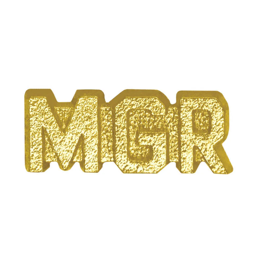 Manager Chenille Lapel Pin