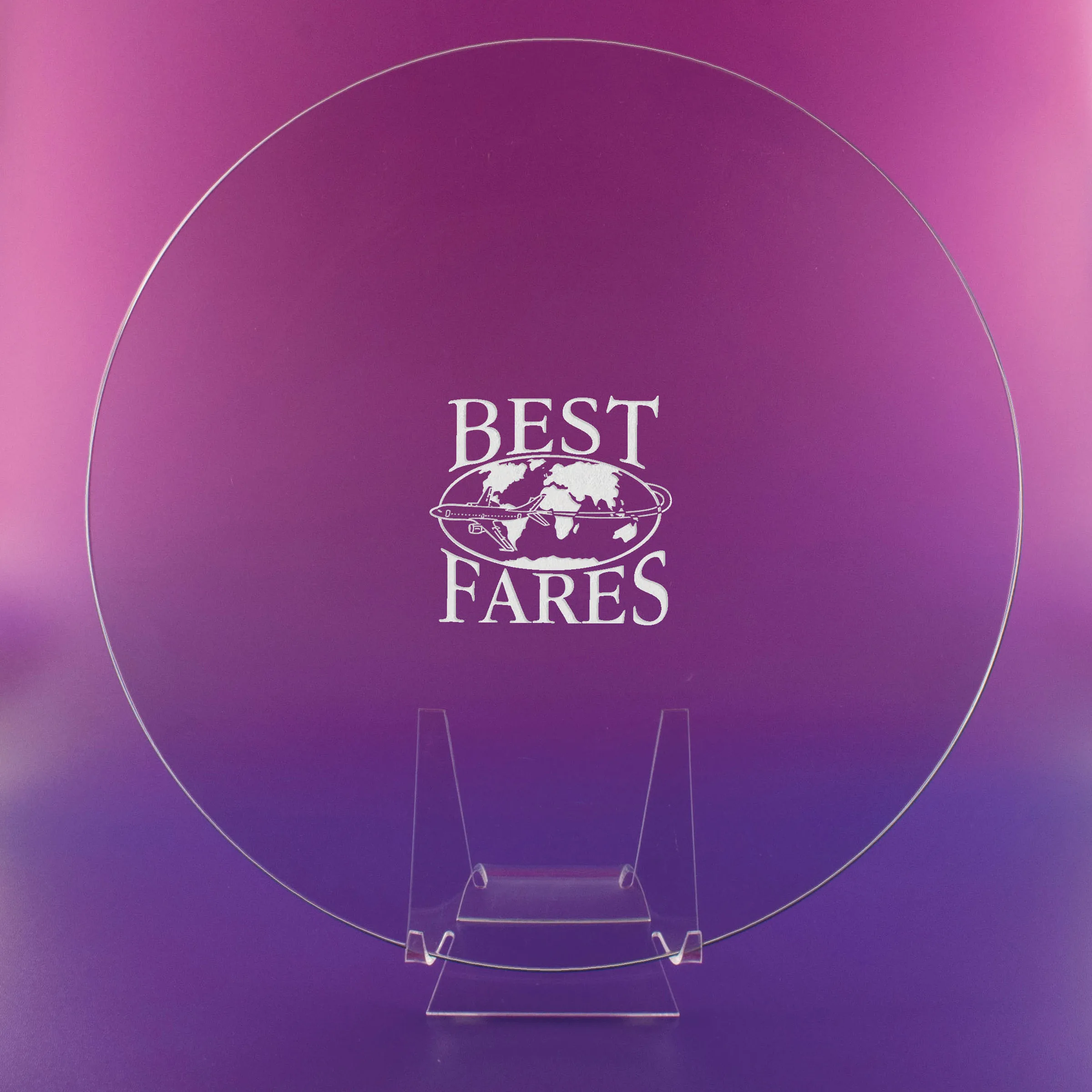 8RD+10RD+12RD-Round Bent Glass Plate