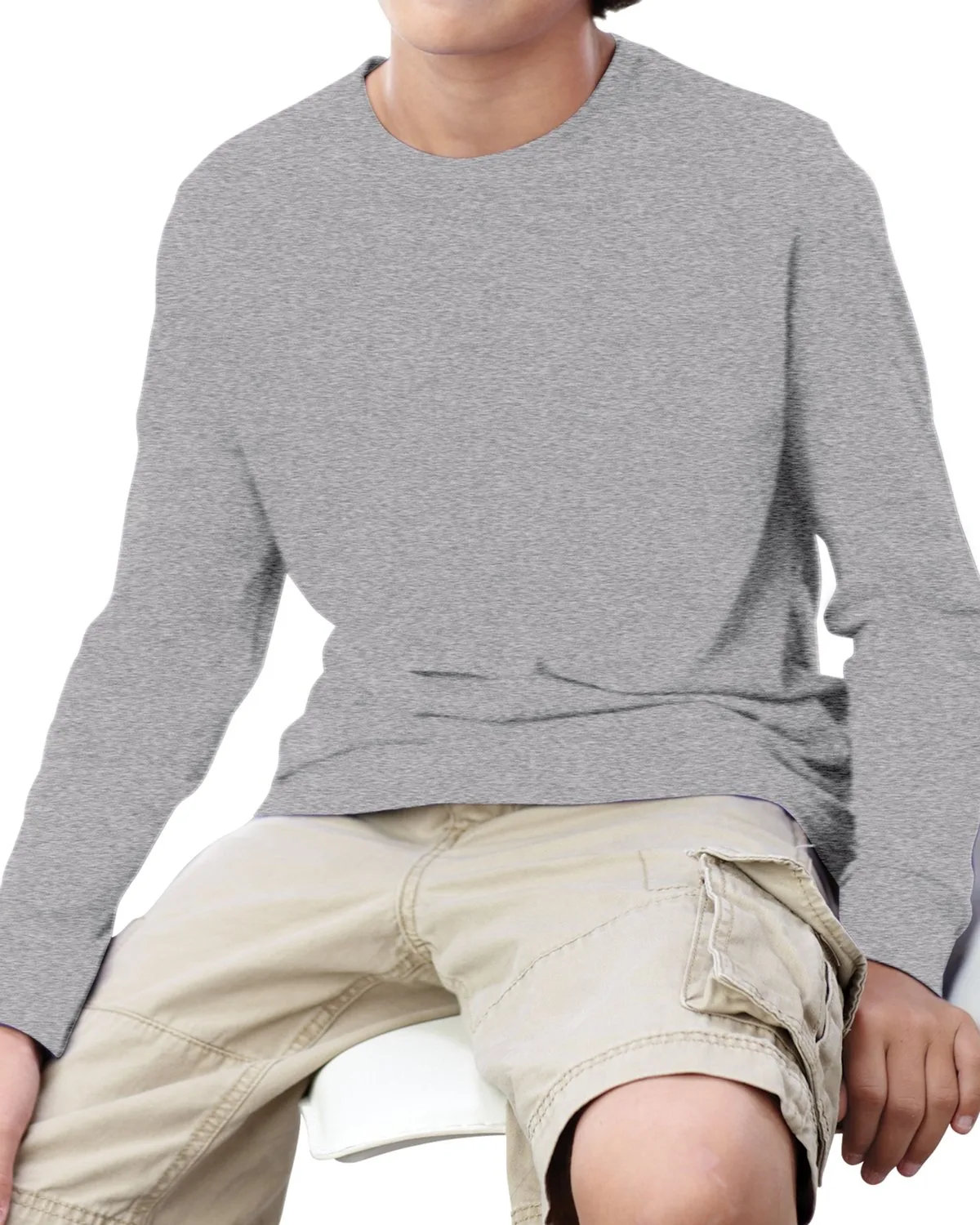 LAT Youth Fine Jersey Long-Sleeve T-Shirt view 6