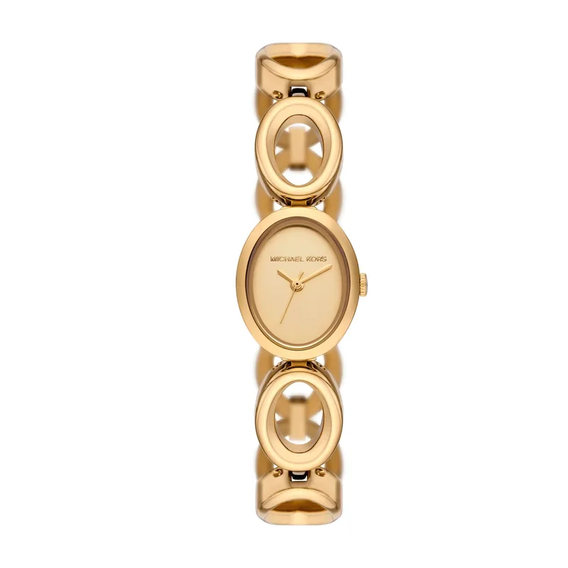 Michael Kors Women's Mini Maude Gold-Tone Link Watch
