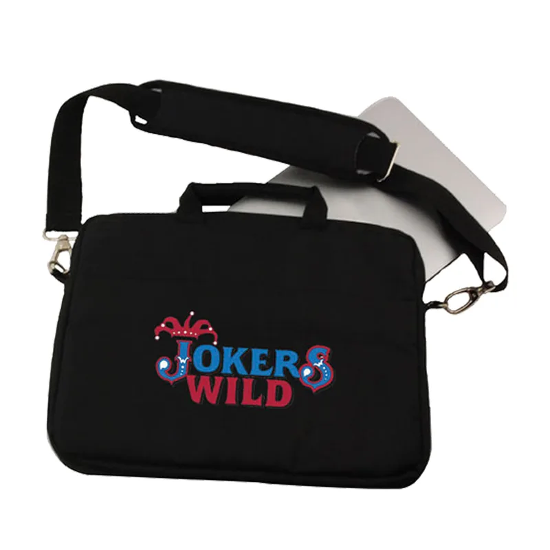 Embroidered Padded Messenger Bag