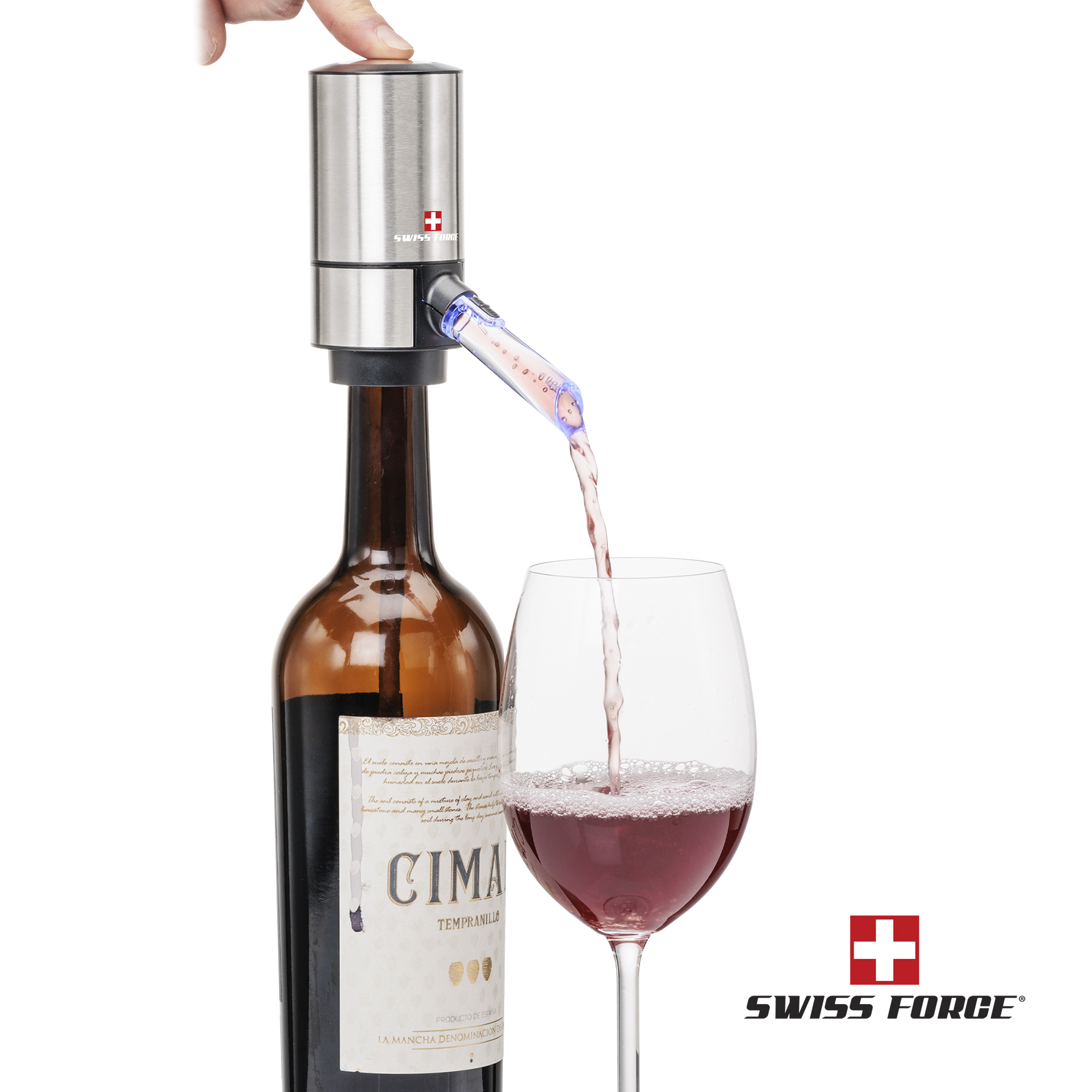 Swiss Force® Wine Aerator and Dispenser