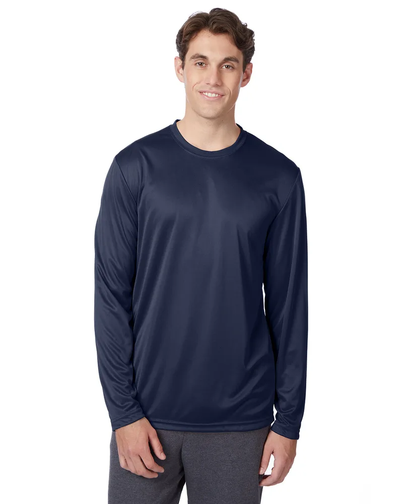 Hanes Printables Adult Cool DRI® with FreshIQ Long-Sleeve Performance T-Shirt view 5