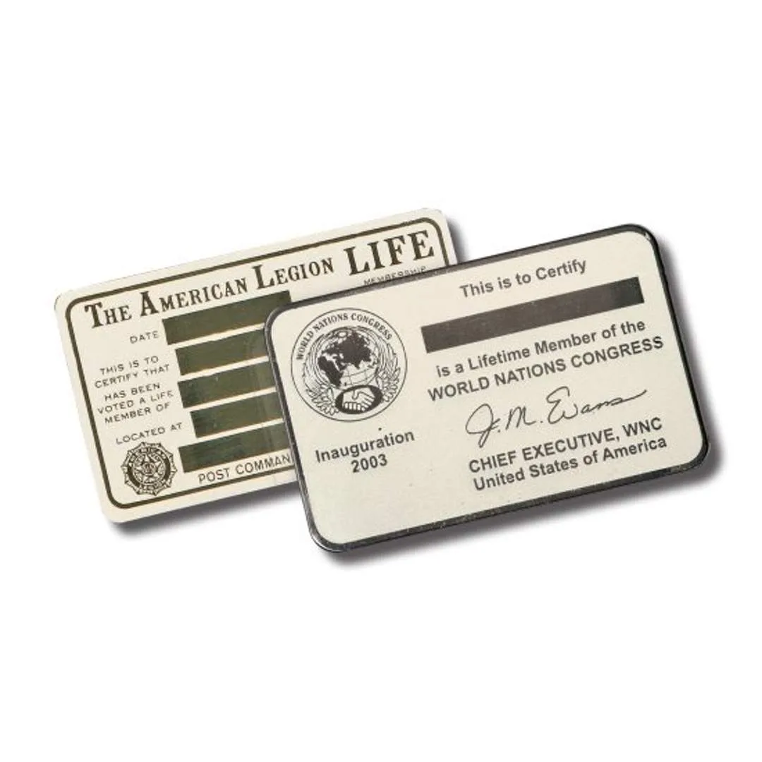 Wallet Card - Brass