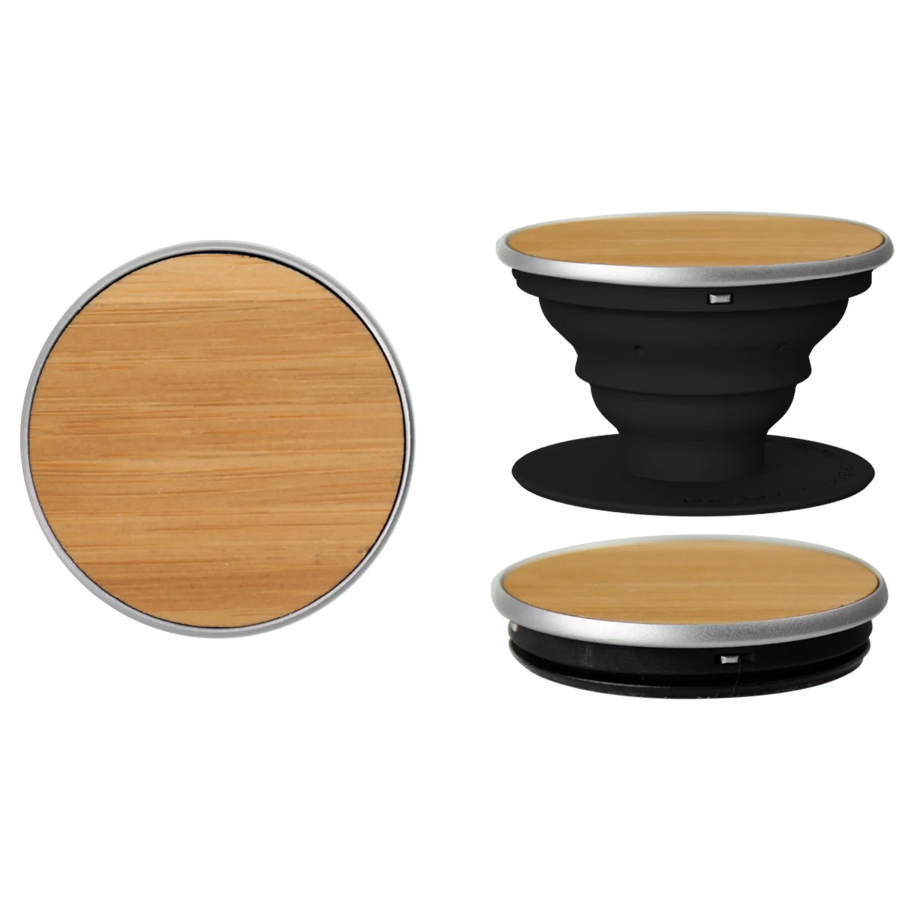 PopSockets® Flex Mount With Pop Wood view 2
