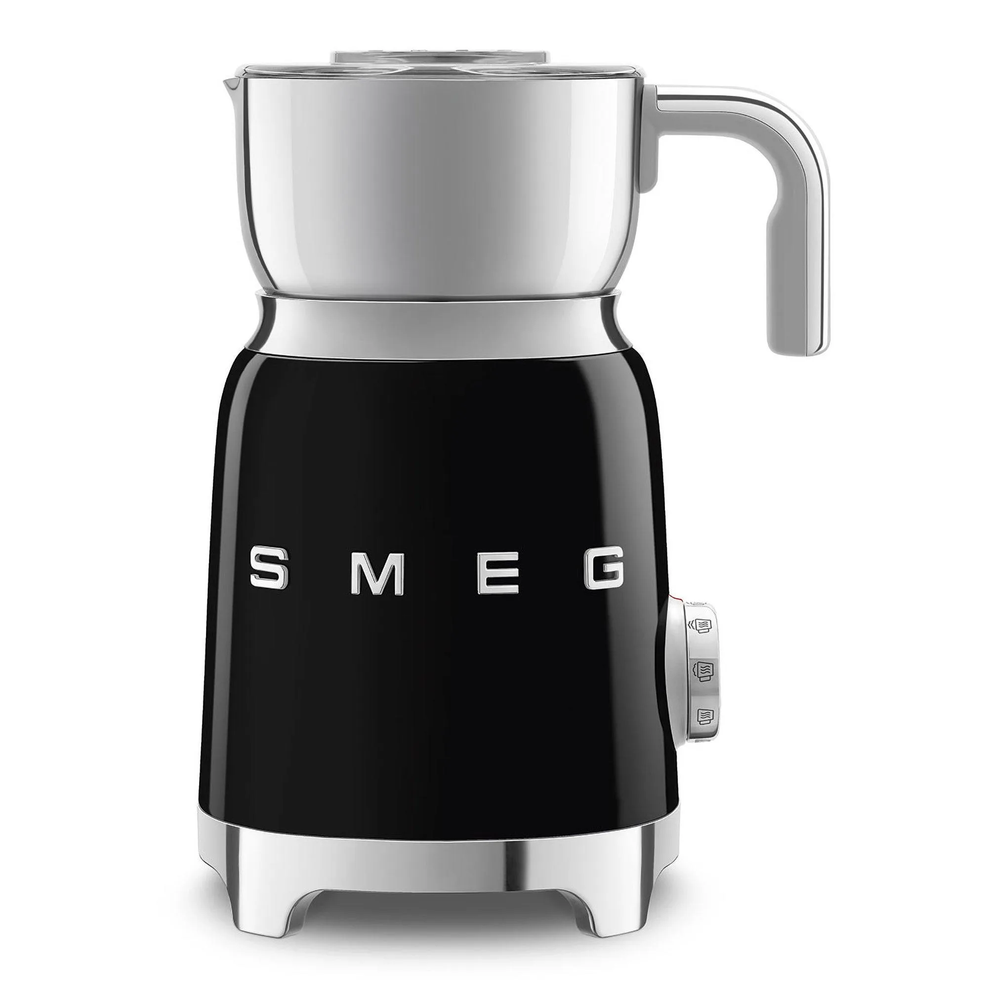 Smeg 50's Retro-Style Black Milk Frother