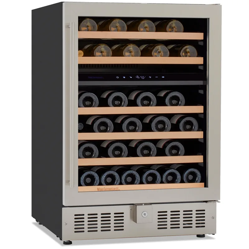 Wine Enthusiast S 24" Undercounter Dual Zone Wine Cellar, Ss Rh
