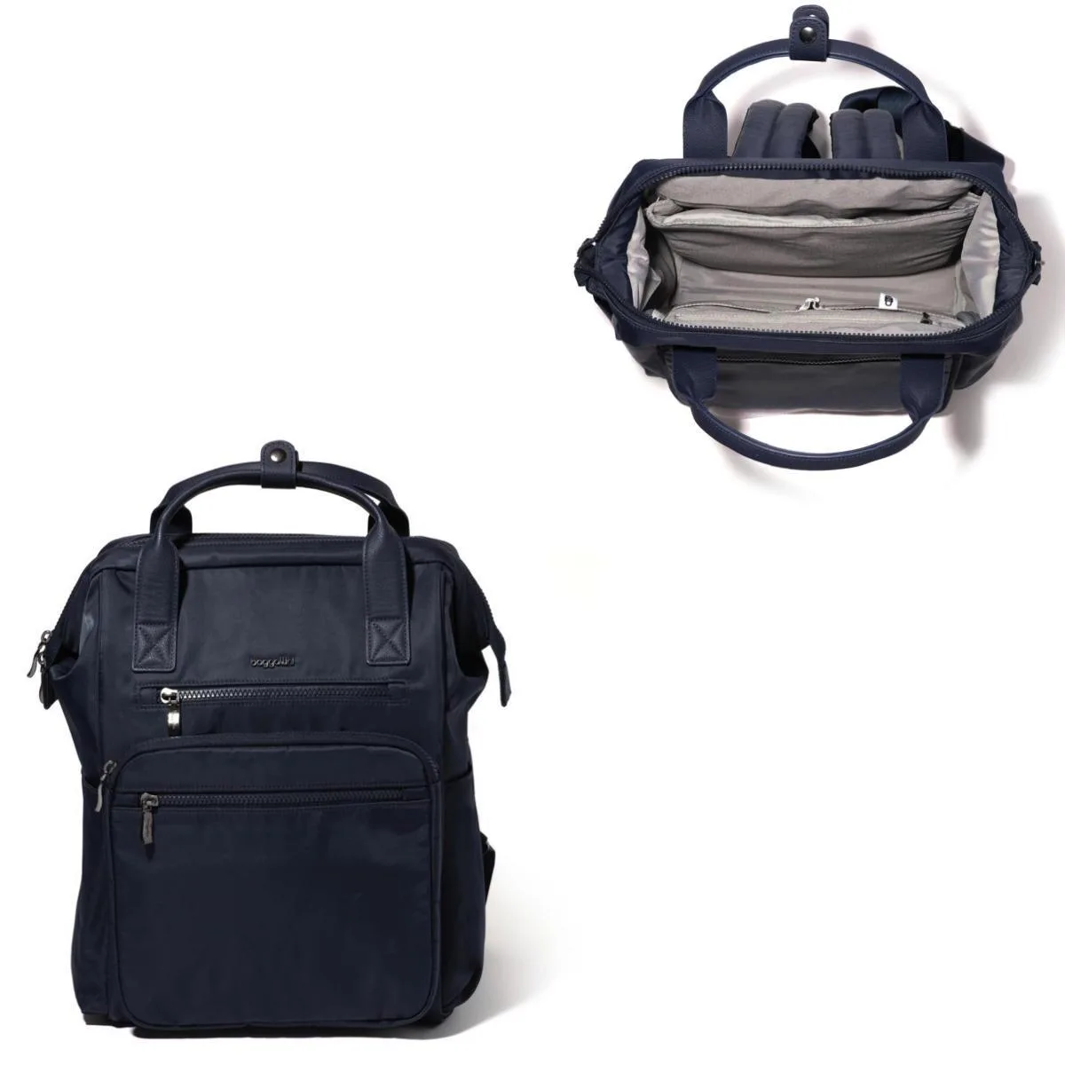 Baggallini® Chelsea Laptop Backpack - French Navy Blue