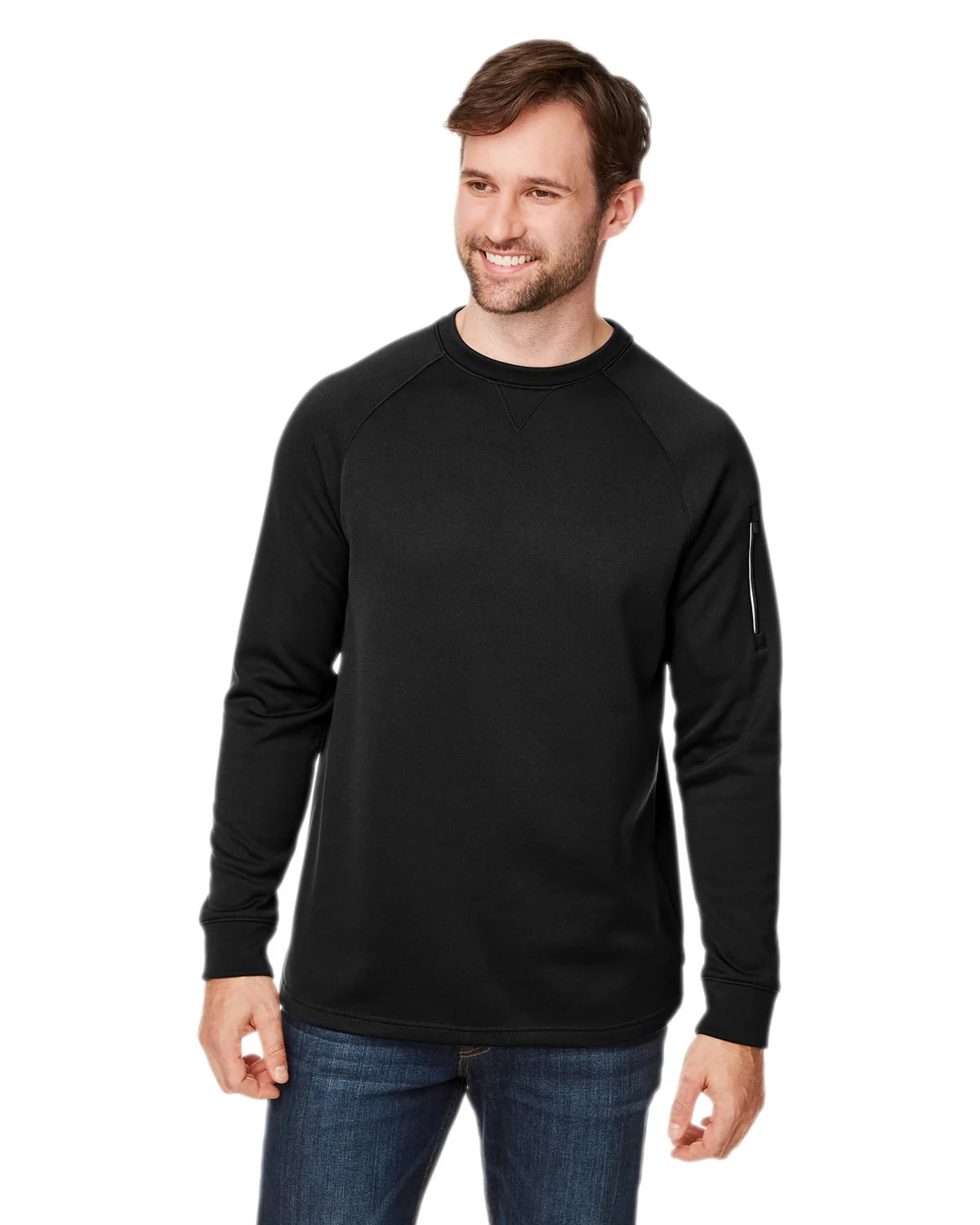 CORE 365 Unisex Fusion ChromaSoft™ Fleece Crew Pullover