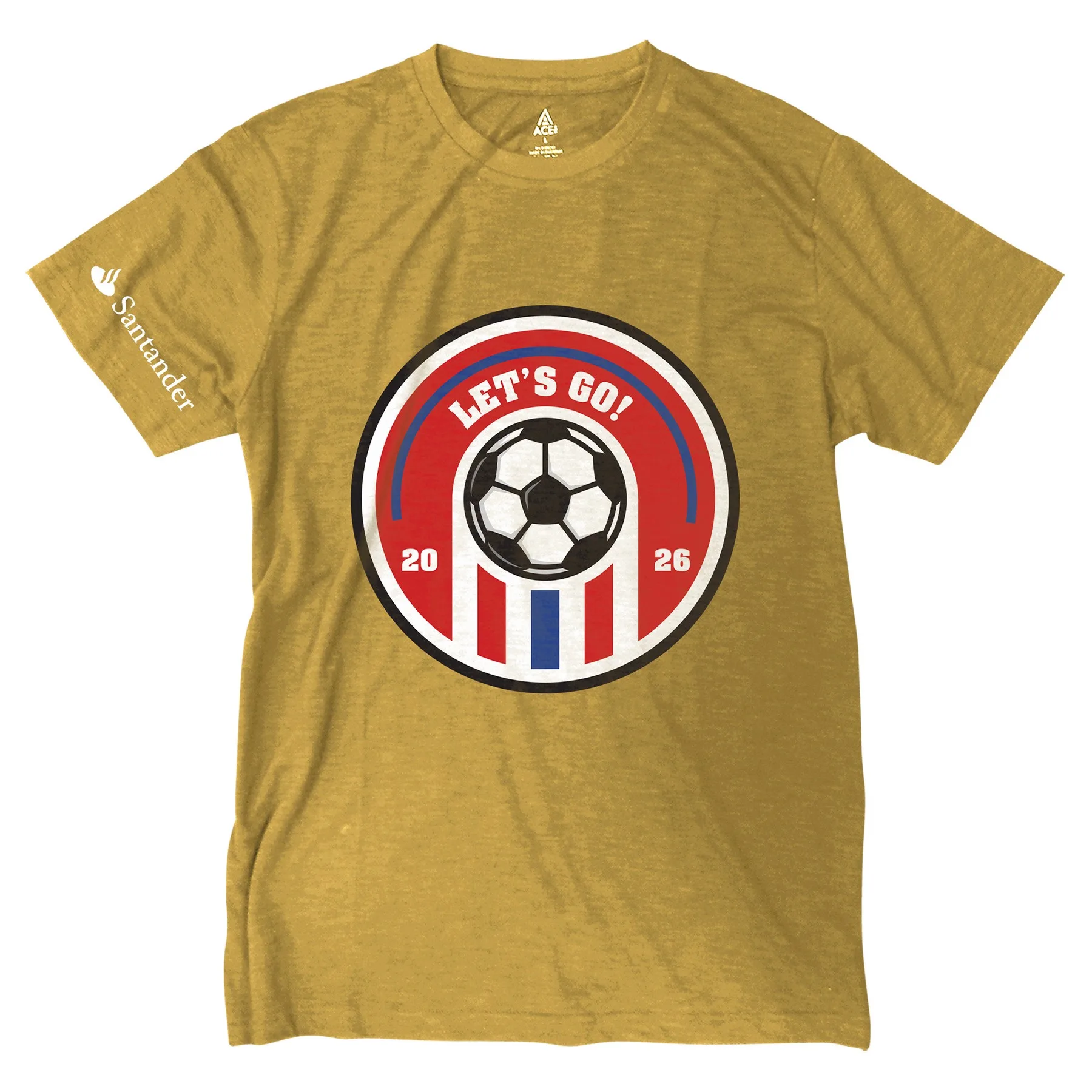 Soccer ACE Slub T-Shirt S/S Crew Neck - Unisex view 6