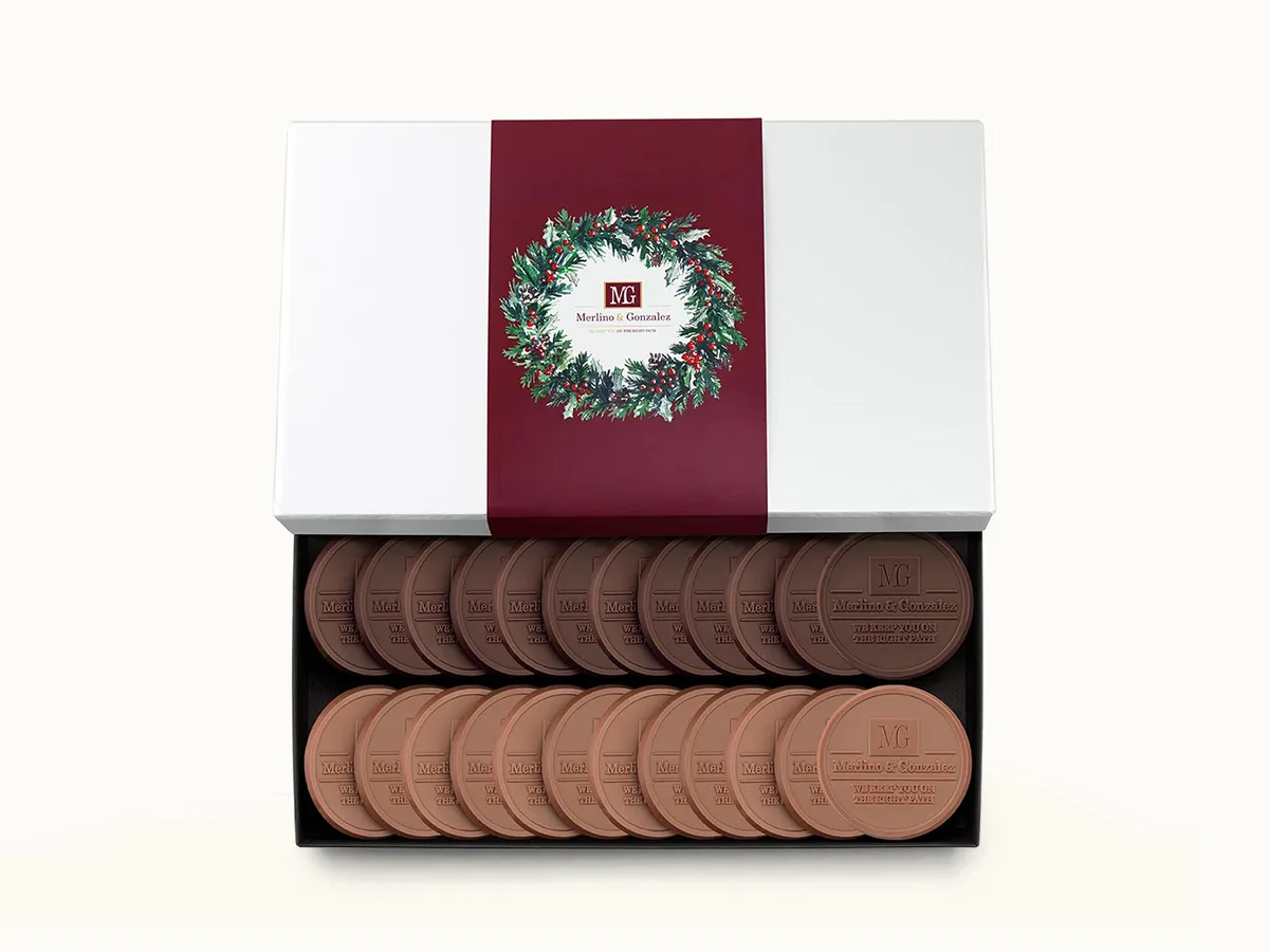 Ultimate 24-Piece Chocolate Cookie Gift Set with Classic Custom Packaging view 2