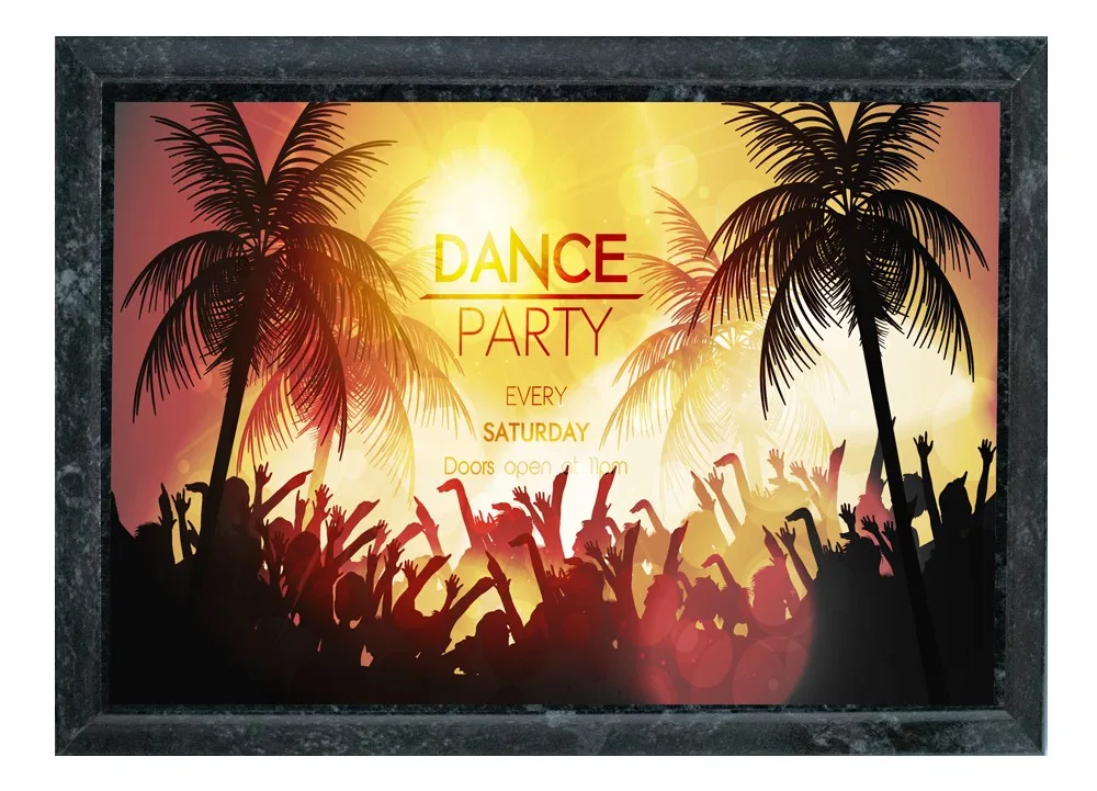 Vibraprint® Black Marble Plaque (Various Sizes)