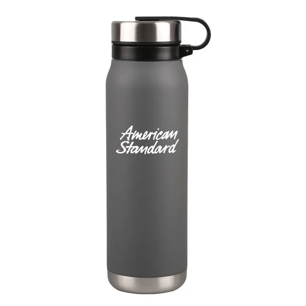 Matte Grey Logo Front View