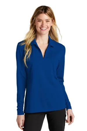 Nike Women's Dri-FIT Micro Pique 2.0 Long Sleeve Polo view 4