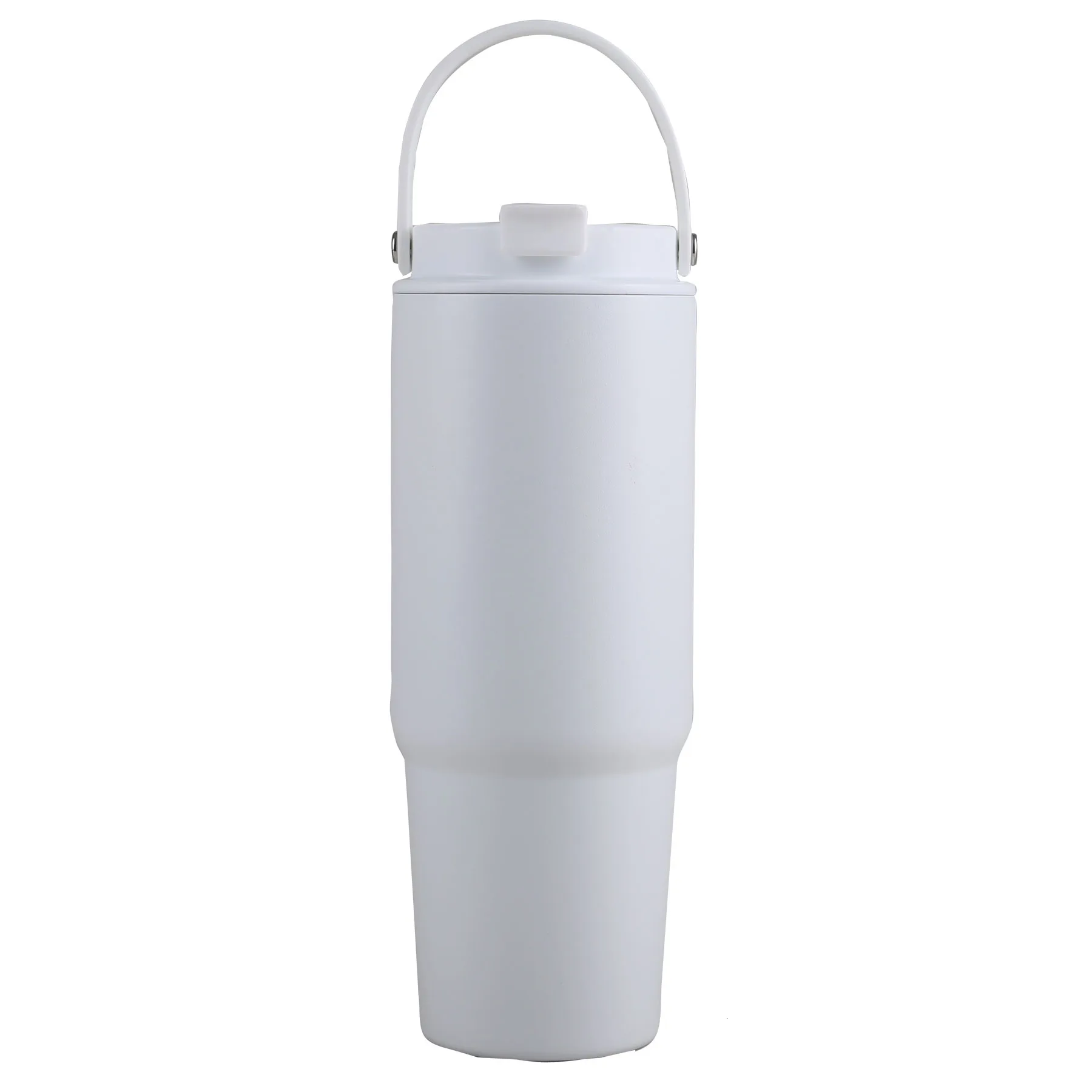 27 Oz. Siam Powder Coated Recycled Stainless Steel Tumbler w/Carrying Handle view 6