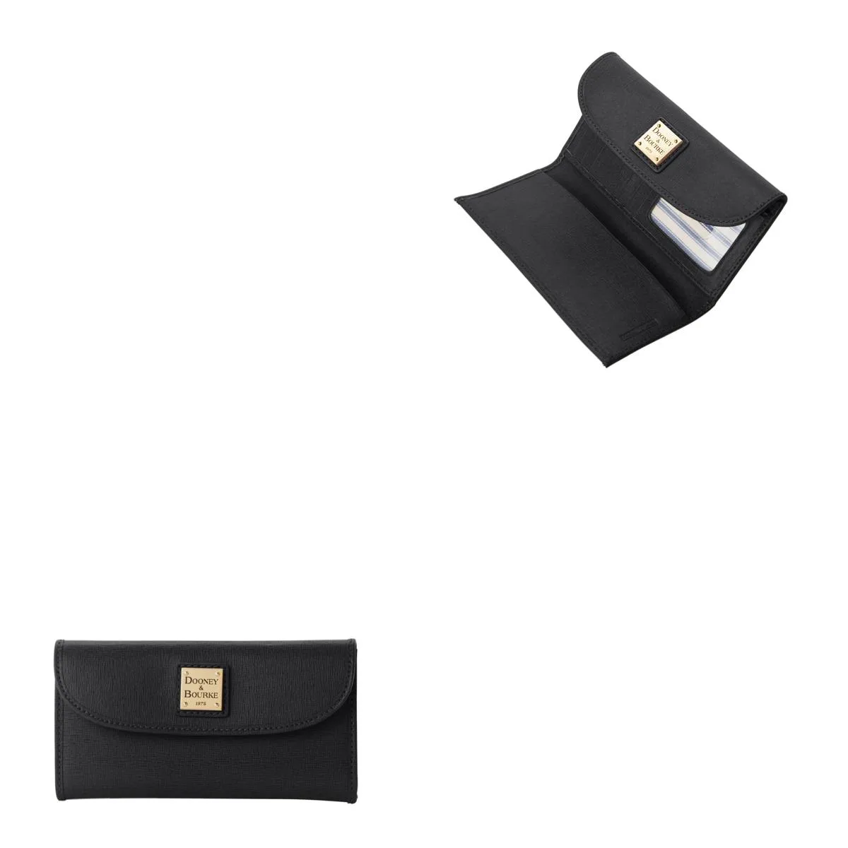 Dooney & Bourke Saffiano Continental Clutch - Black