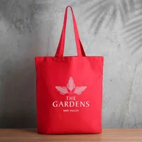6 oz. Cotton Tote with Gusset — Black