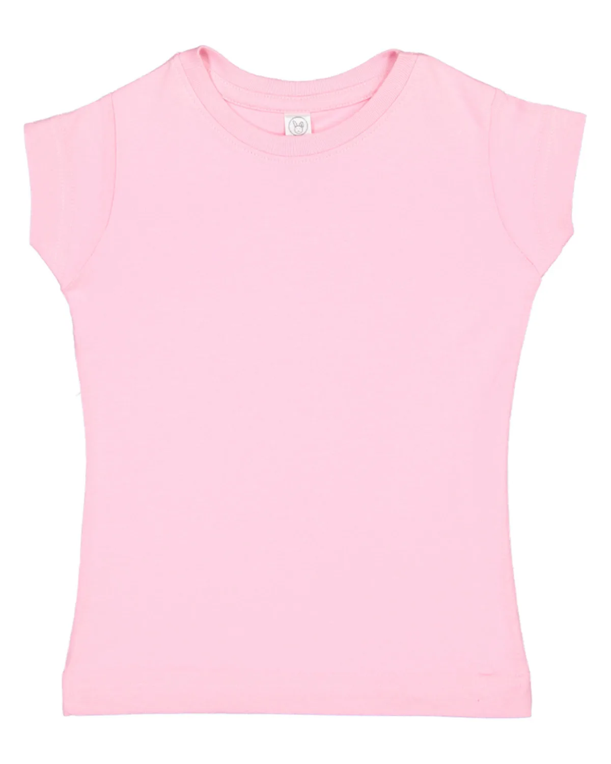 Rabbit Skins Toddler Girls' Fine Jersey T-Shirt view 7