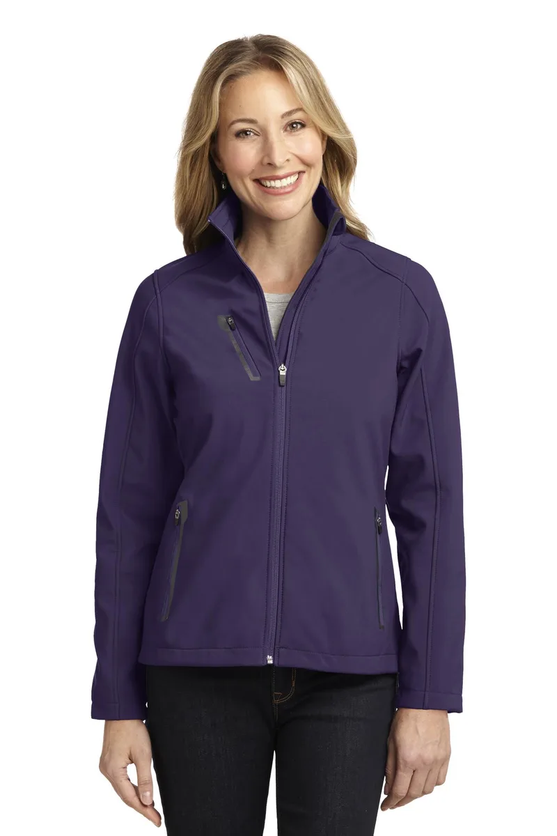 Port Authority® Women's Welded Soft Shell Jacket. view 2
