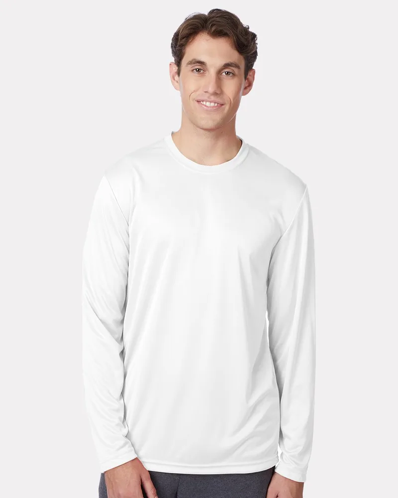 Hanes® Unisex Cool DRI® Long Sleeve Performance T-Shirt view 2