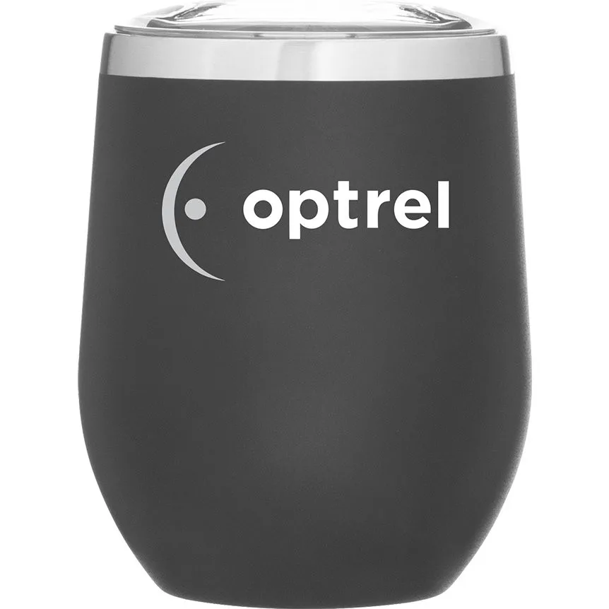 12 oz Cece Travel Tumbler (Matte Black)