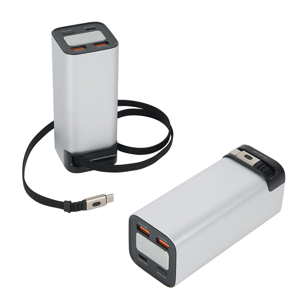 Ultimate 20000mAh 100W PD Power Bank with Retractable Charging Cable view 2