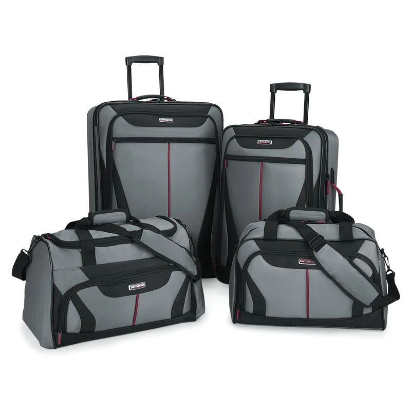 Samsonite Uintah 4Pc Set (25" Upright, 21" Upright, Boarding Bag & Tote)